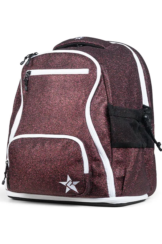 Maroon Rebel Dream Bag Plus With White Zipper