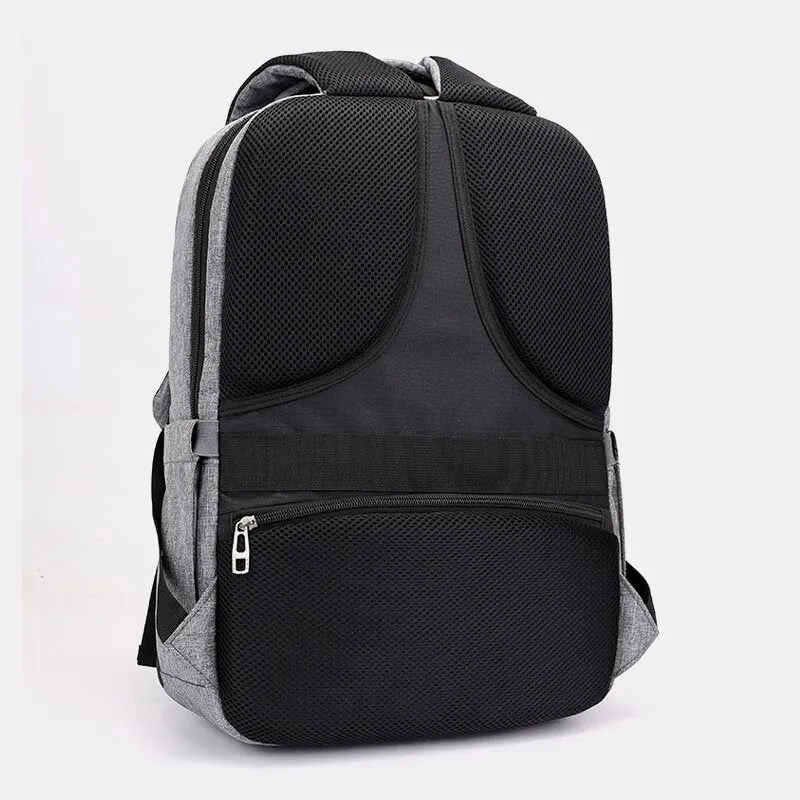 Men Large Capacity Waterproof Wear-resisting Backpack Multi-pocket 15.6 Inch Laptop Bag Shoulder