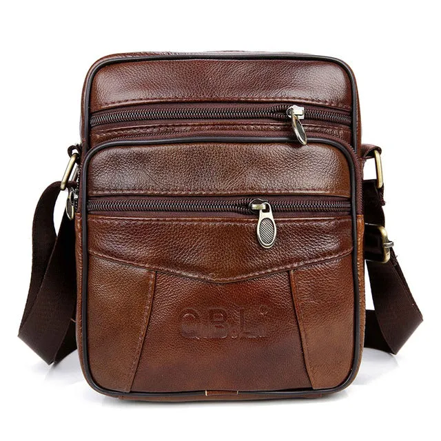 Men Leather Crossbody Bag