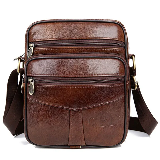 Men Leather Crossbody Bag