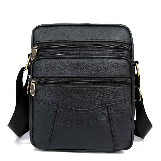 Men Leather Crossbody Bag