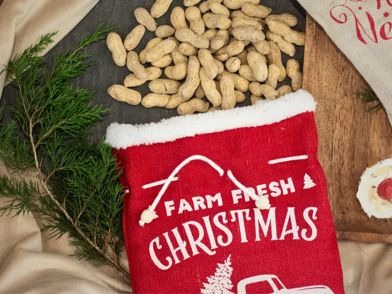 Merry Christmas Salted in the Shell Peanuts, 1.25 lb