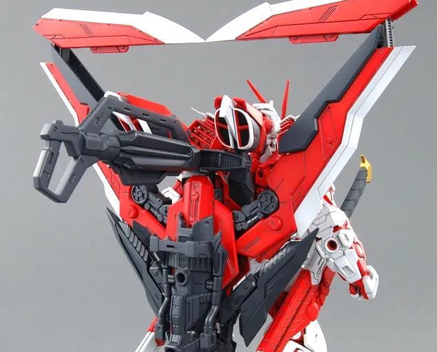 MG 1/100 Gundam Astray Red Frame Lowe Guele's Customize Mobile Suit MBF-PO2KAI