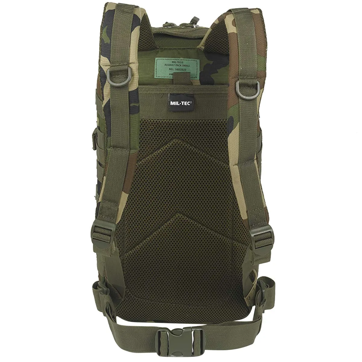 Mil-Tec MOLLE Assault Pack 20L Woodland Camo