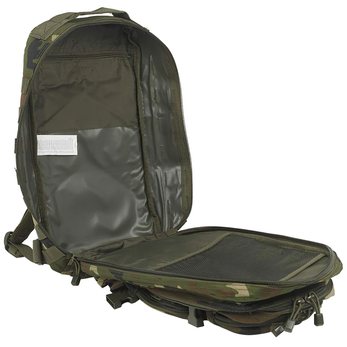 Mil-Tec MOLLE Assault Pack 20L Woodland Camo