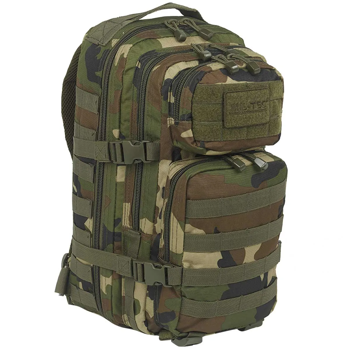 Mil-Tec MOLLE Assault Pack 20L Woodland Camo