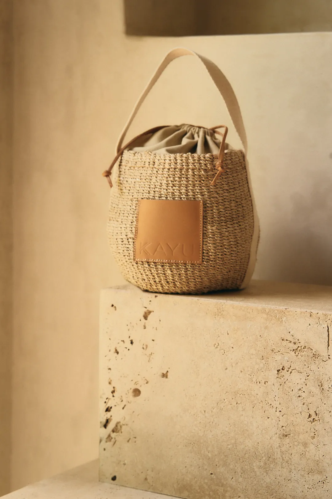 Mila Straw Bucket Bag