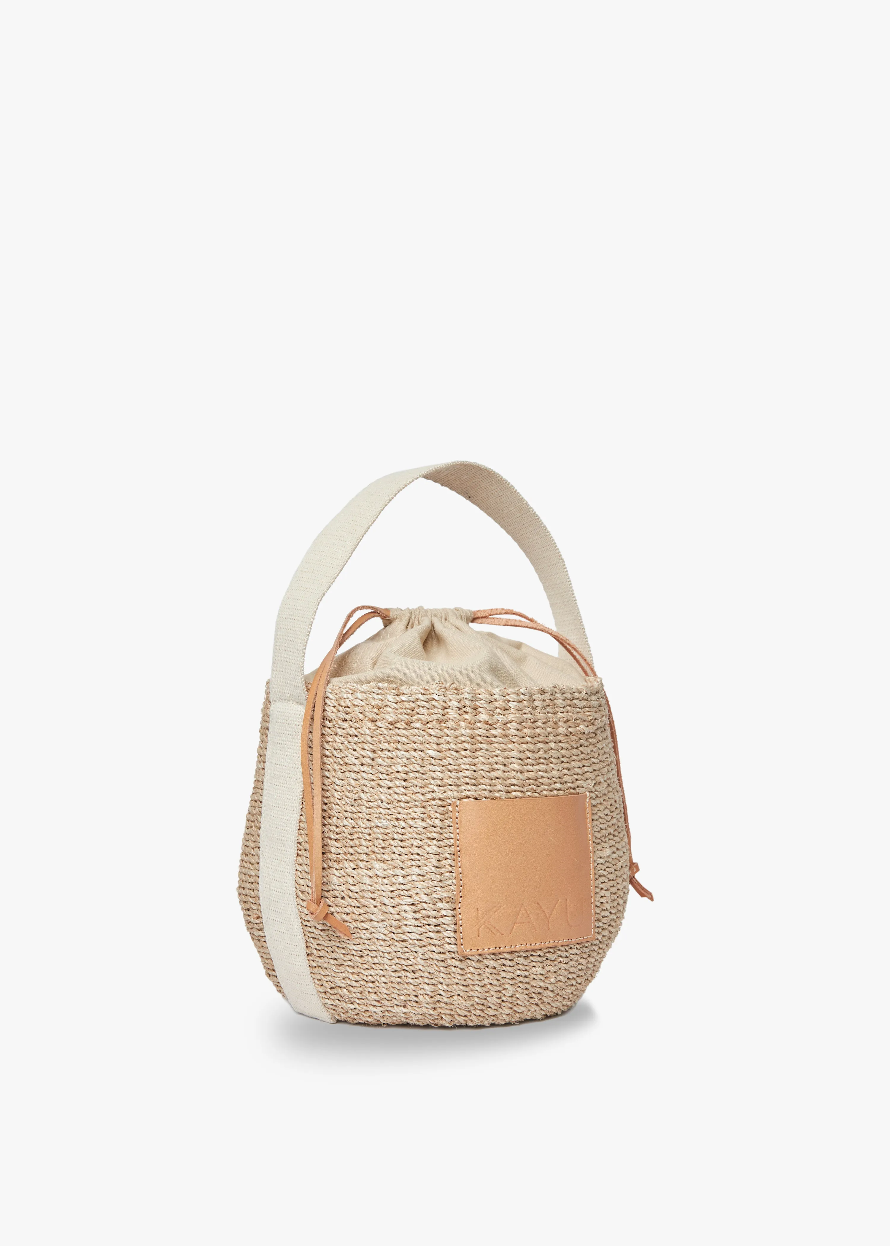 Mila Straw Bucket Bag