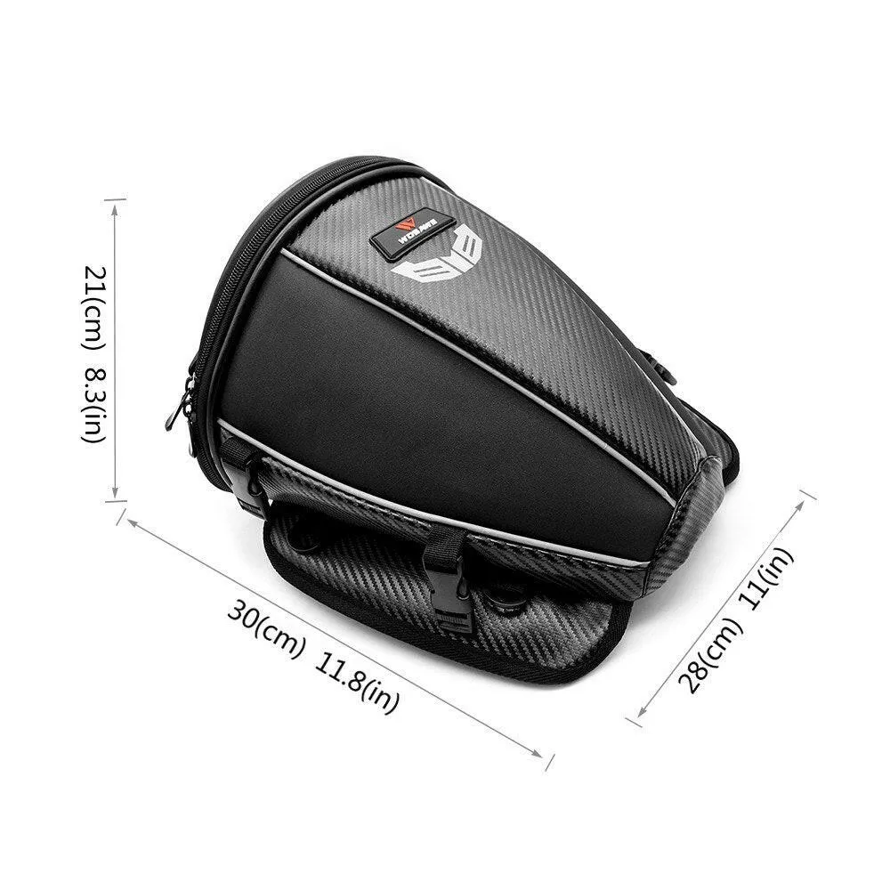 Multifunctional Reflective Motorcycle Bag Rear Seat Bag Case Shoulder Bag Handbag