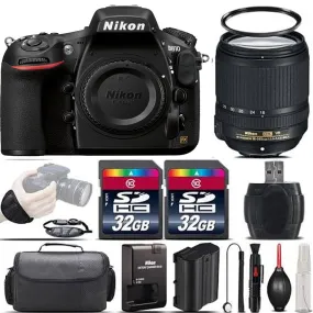 Nikon D810 DSLR 36.3MP FX Camera   Nikon 18-140mm VR Lens   Wrist Grip- 64GB Kit NIKD810KKA2