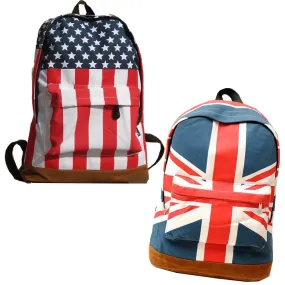 Olympic Games American US UK Flag Star-Spangled Banner Backpack Shool Bag Student bag