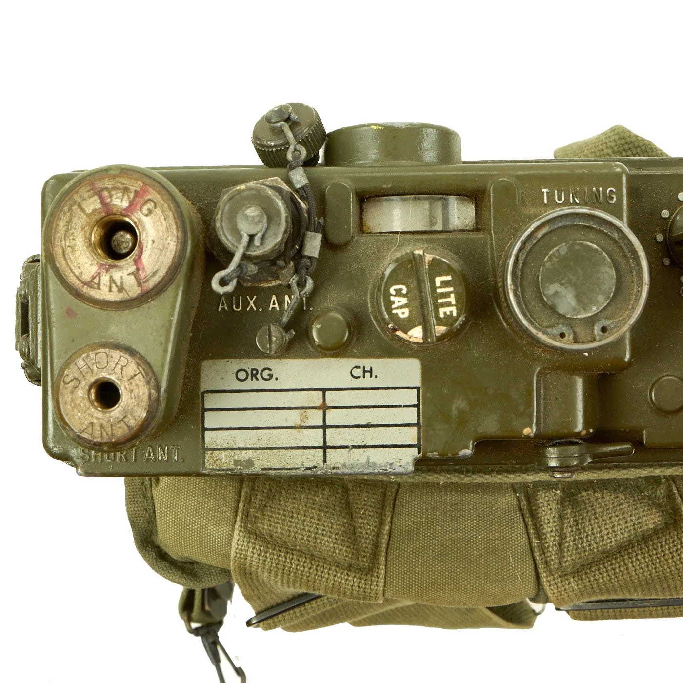 Original U.S. Korean & Vietnam War RT-176 AN/PRC-10 Backpack Radio Rig - Serial No. 7155