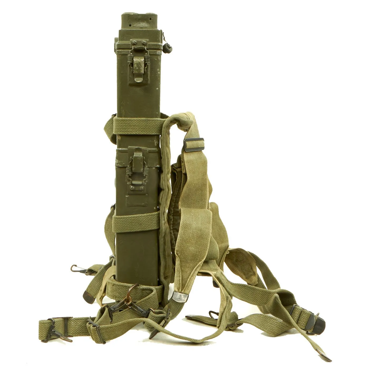 Original U.S. Korean & Vietnam War RT-176 AN/PRC-10 Backpack Radio Rig - Serial No. 7155