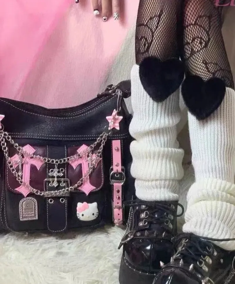 Pastel Goth Y2K Messenger Bag