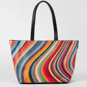 Paul Smith - Women's E-Swirl Print Leather Tote Bag