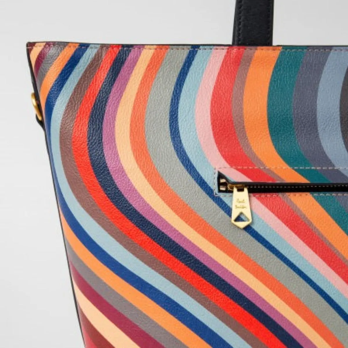 Paul Smith - Women's E-Swirl Print Leather Tote Bag