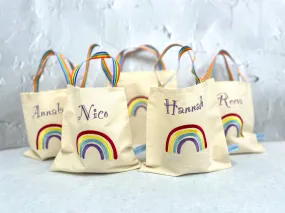 Personalised Rainbow Favour Bags