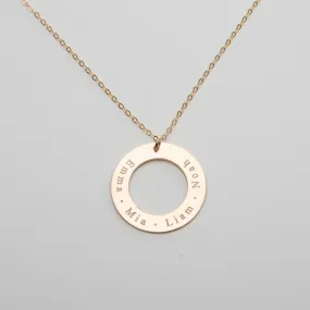 Personalized Family Name Necklace - CG390N. Starts at