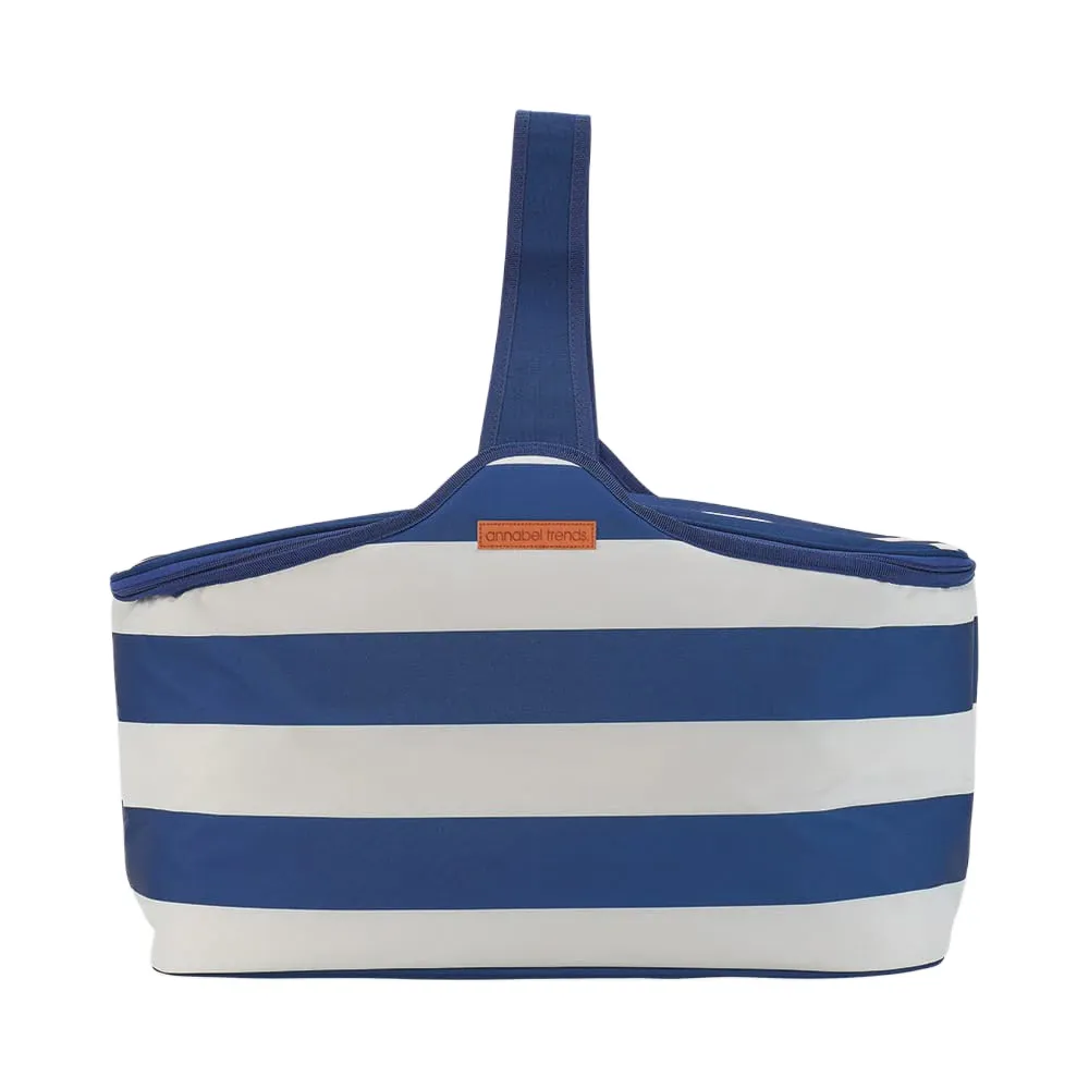 Picnic Cooler Bag Navy Stripe