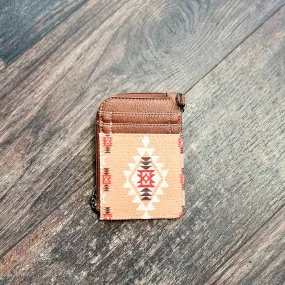 Pink Wrangler Card Case Wallet