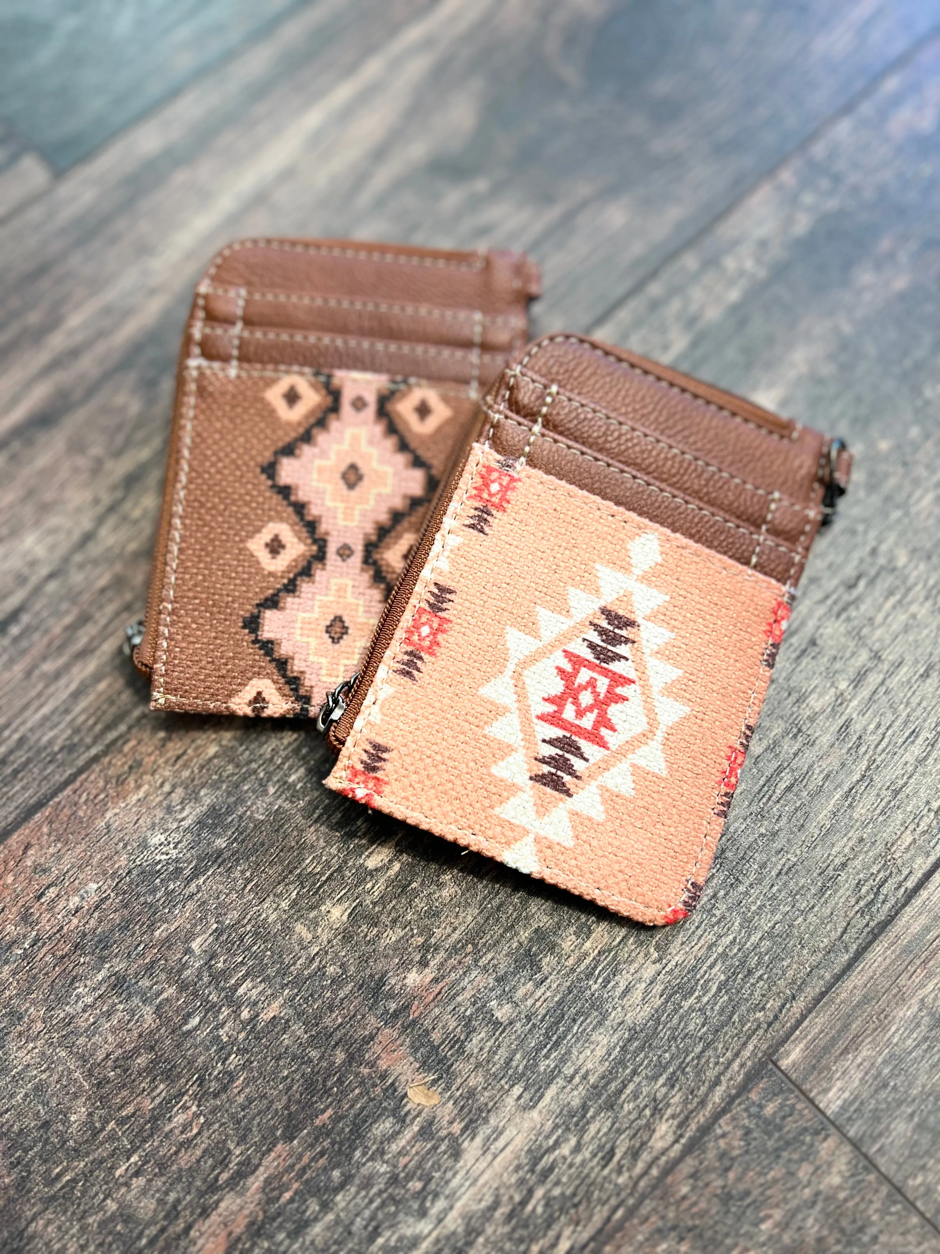 Pink Wrangler Card Case Wallet