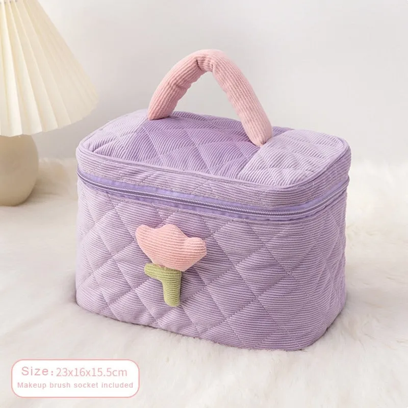 Plush Tulip Make-Up Case