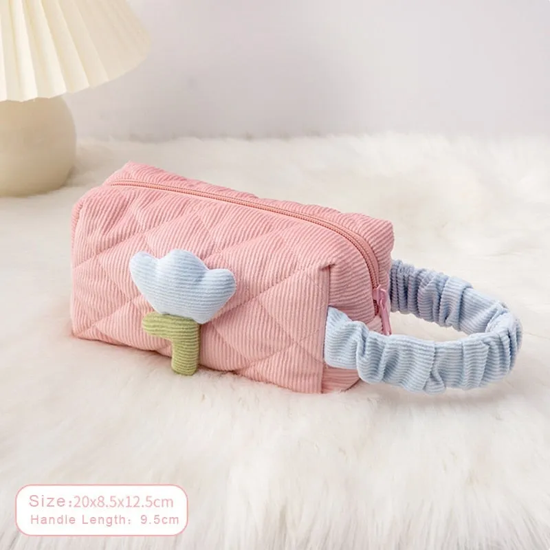 Plush Tulip Make-Up Case