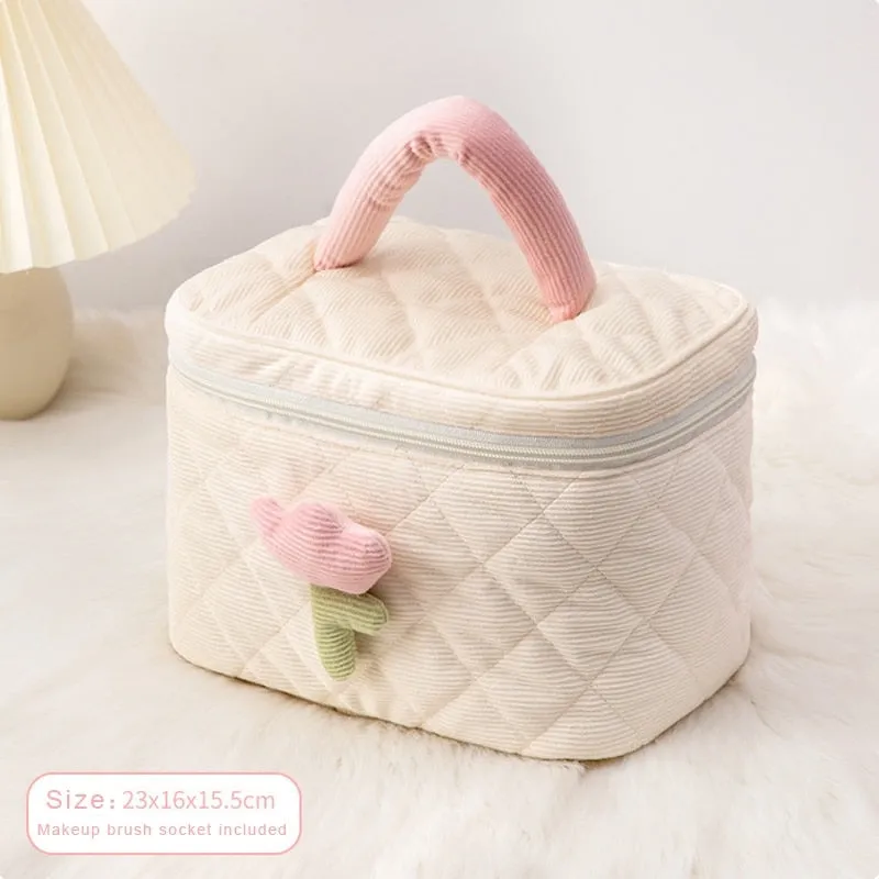 Plush Tulip Make-Up Case