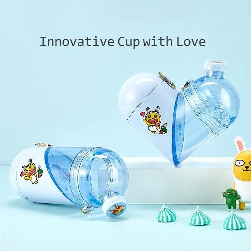 Portable Heart Shaped Storage Mug