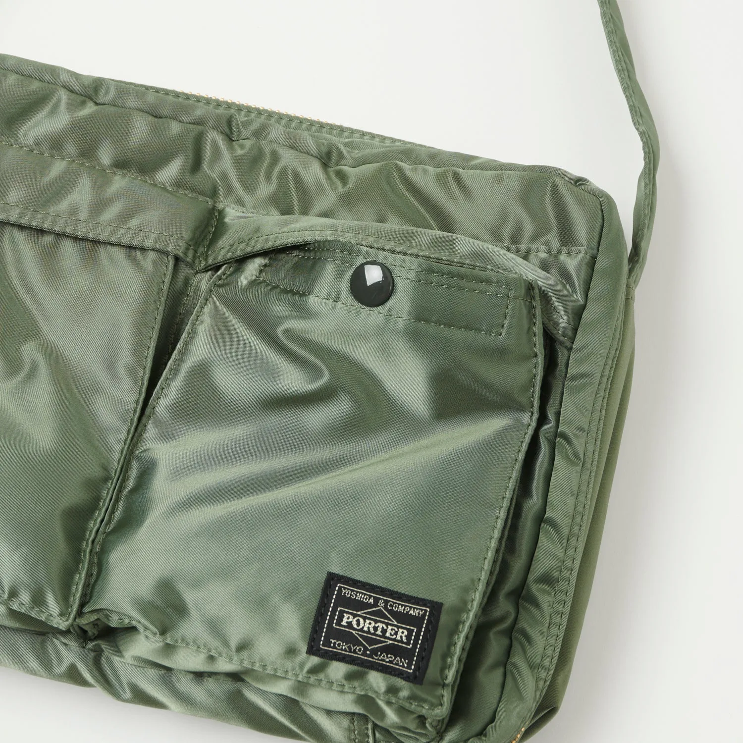 Porter-Yoshida & Co. Large Tanker Shoulder Bag - Sage Green