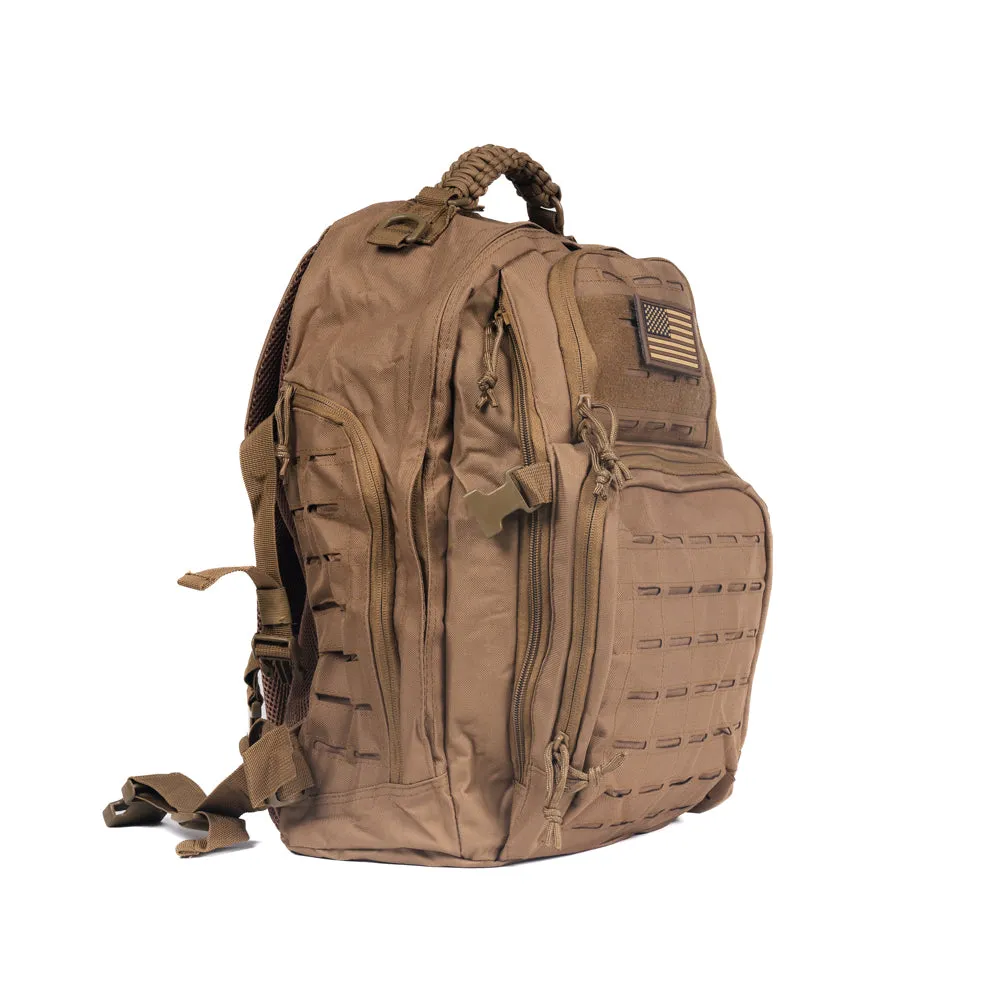 Proof of Work Division 42L Molle Tactical Backpack [DESERT SAND] MILITARY GRADE COLLECTION (Copy)