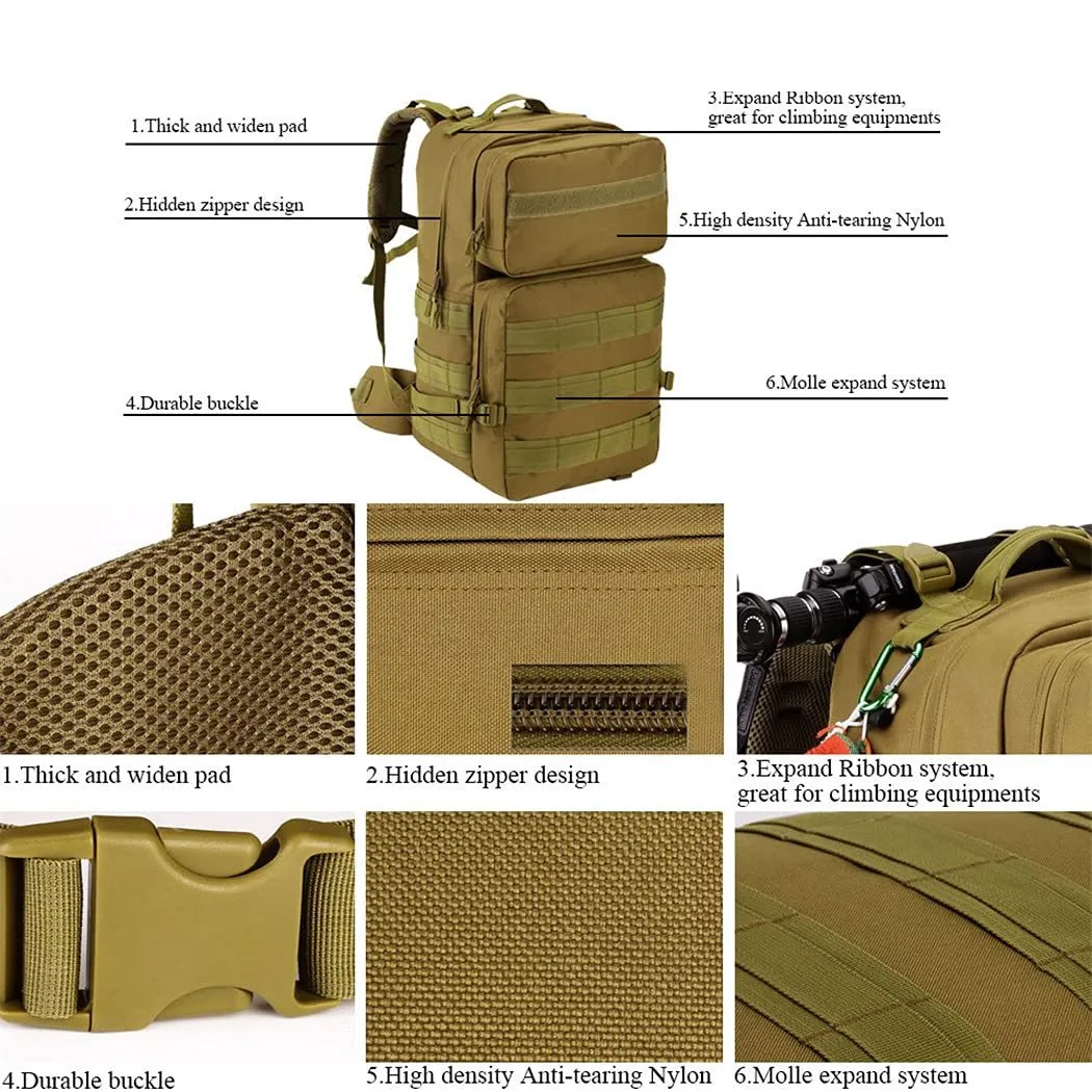 PROTECTOR Tactical Assault Backpack 45L