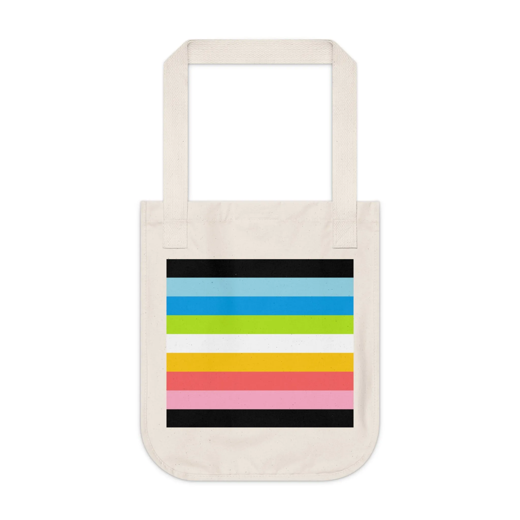 Queer Pride Organic Canvas Tote Bag - Eco-Friendly & Stylish