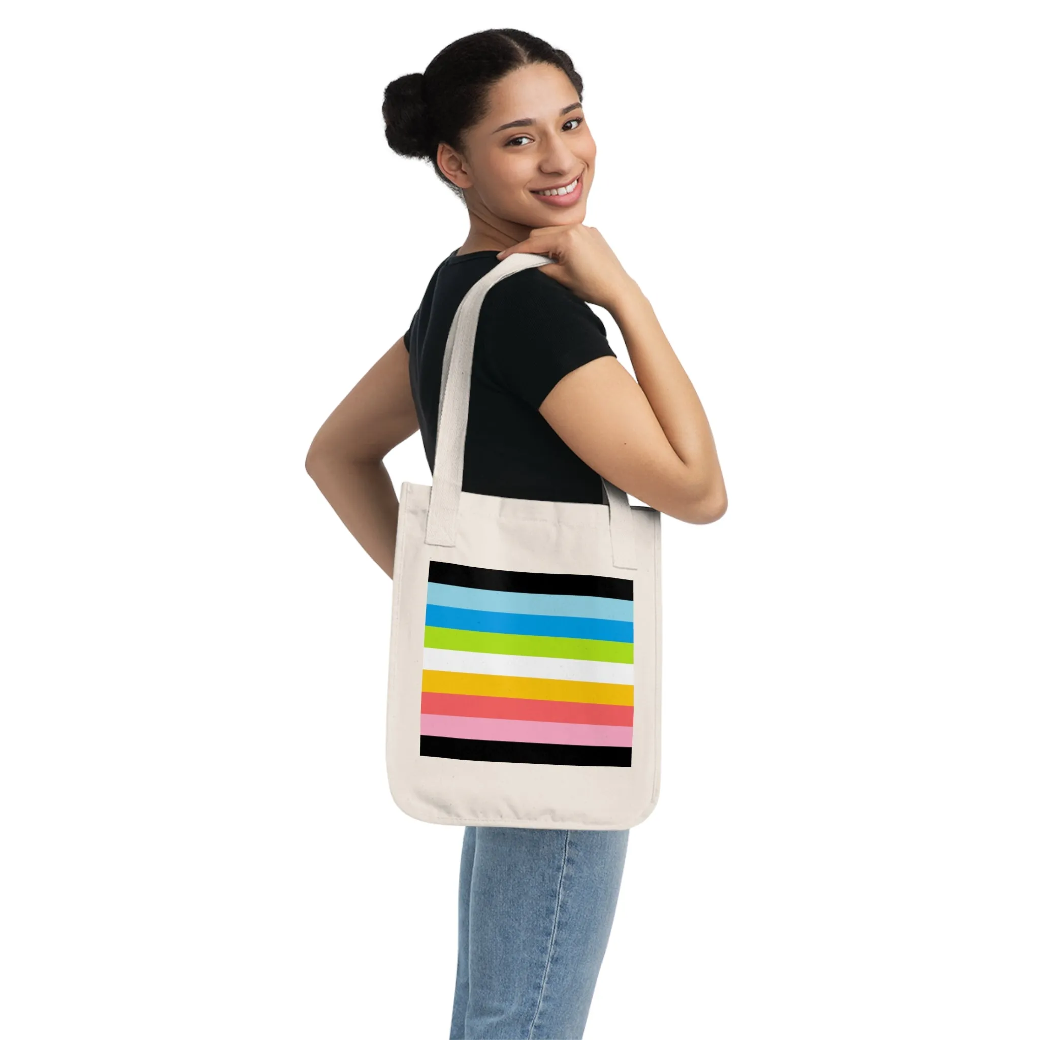 Queer Pride Organic Canvas Tote Bag - Eco-Friendly & Stylish