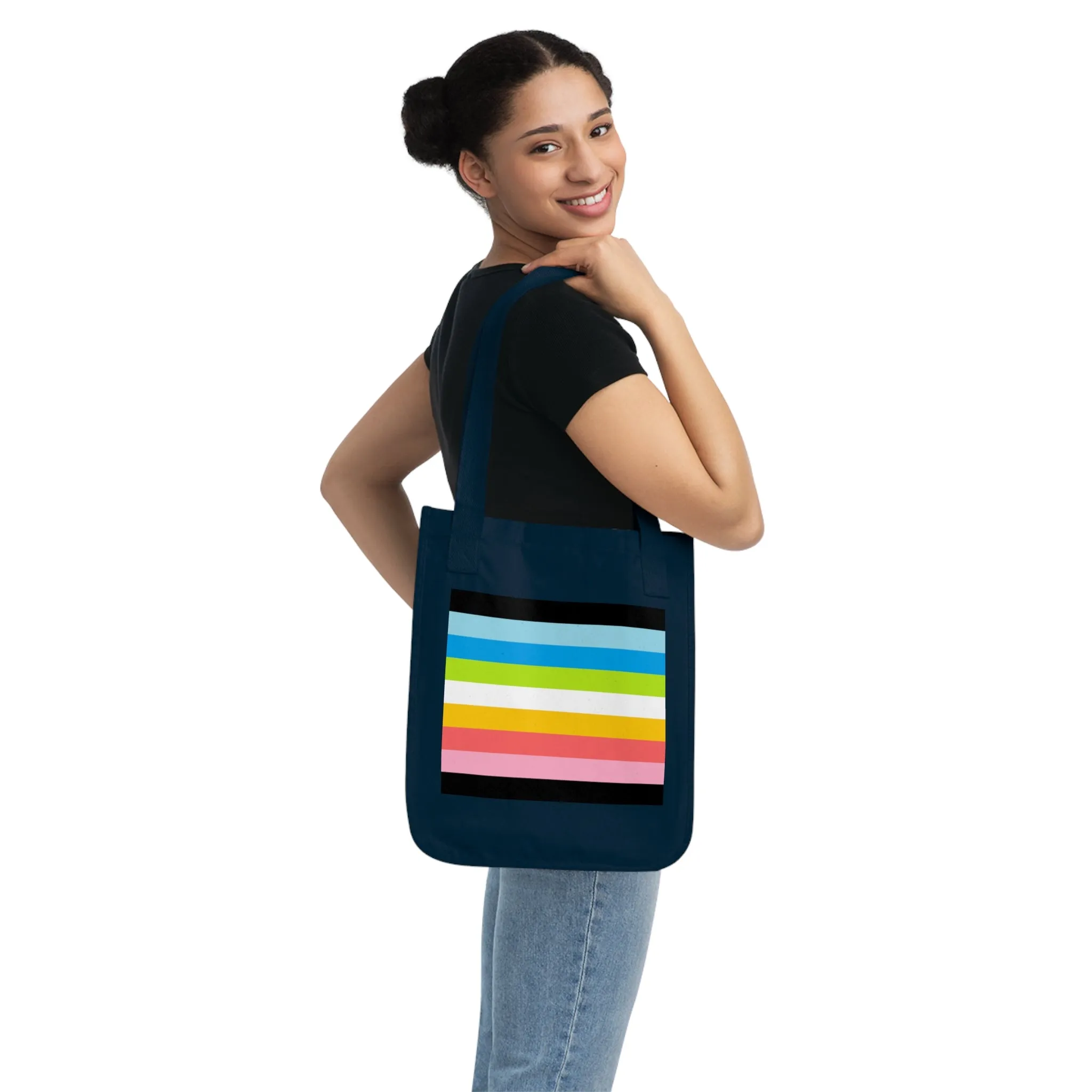 Queer Pride Organic Canvas Tote Bag - Eco-Friendly & Stylish