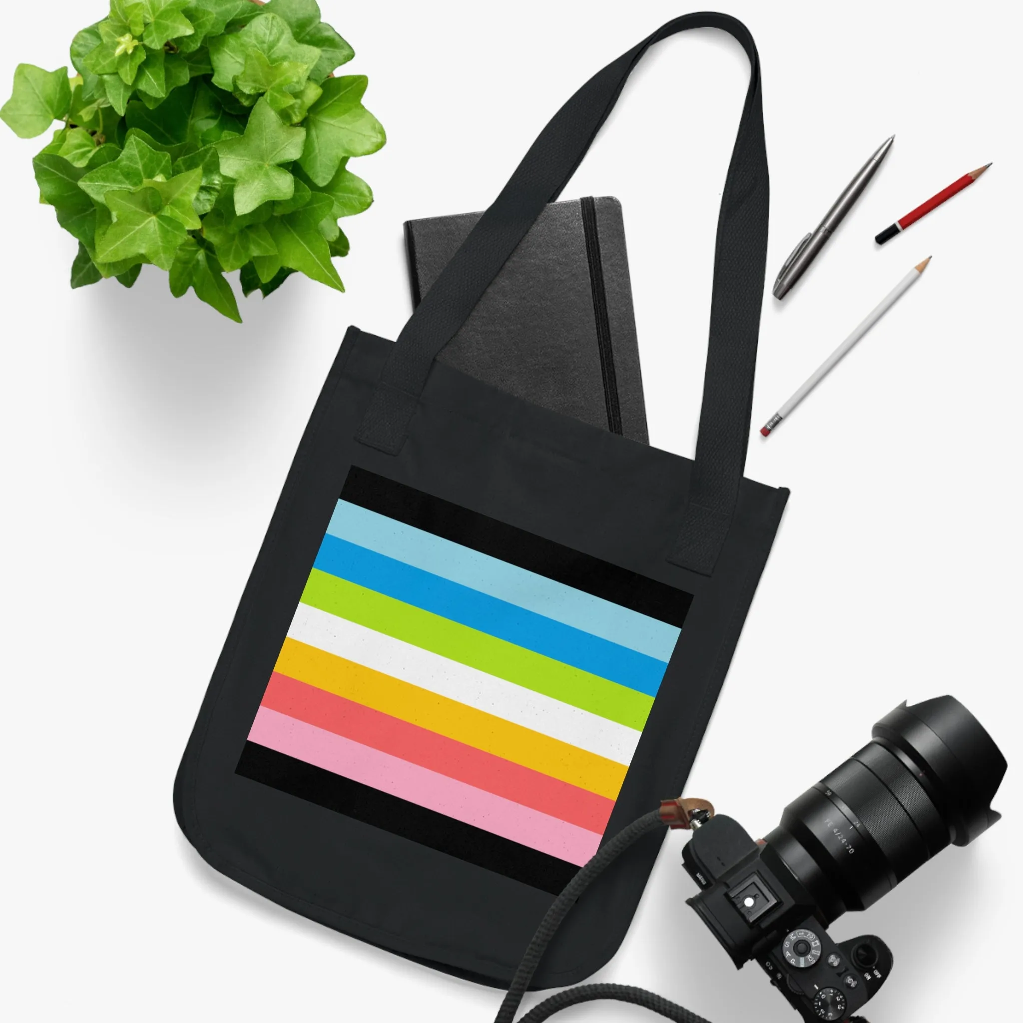 Queer Pride Organic Canvas Tote Bag - Eco-Friendly & Stylish