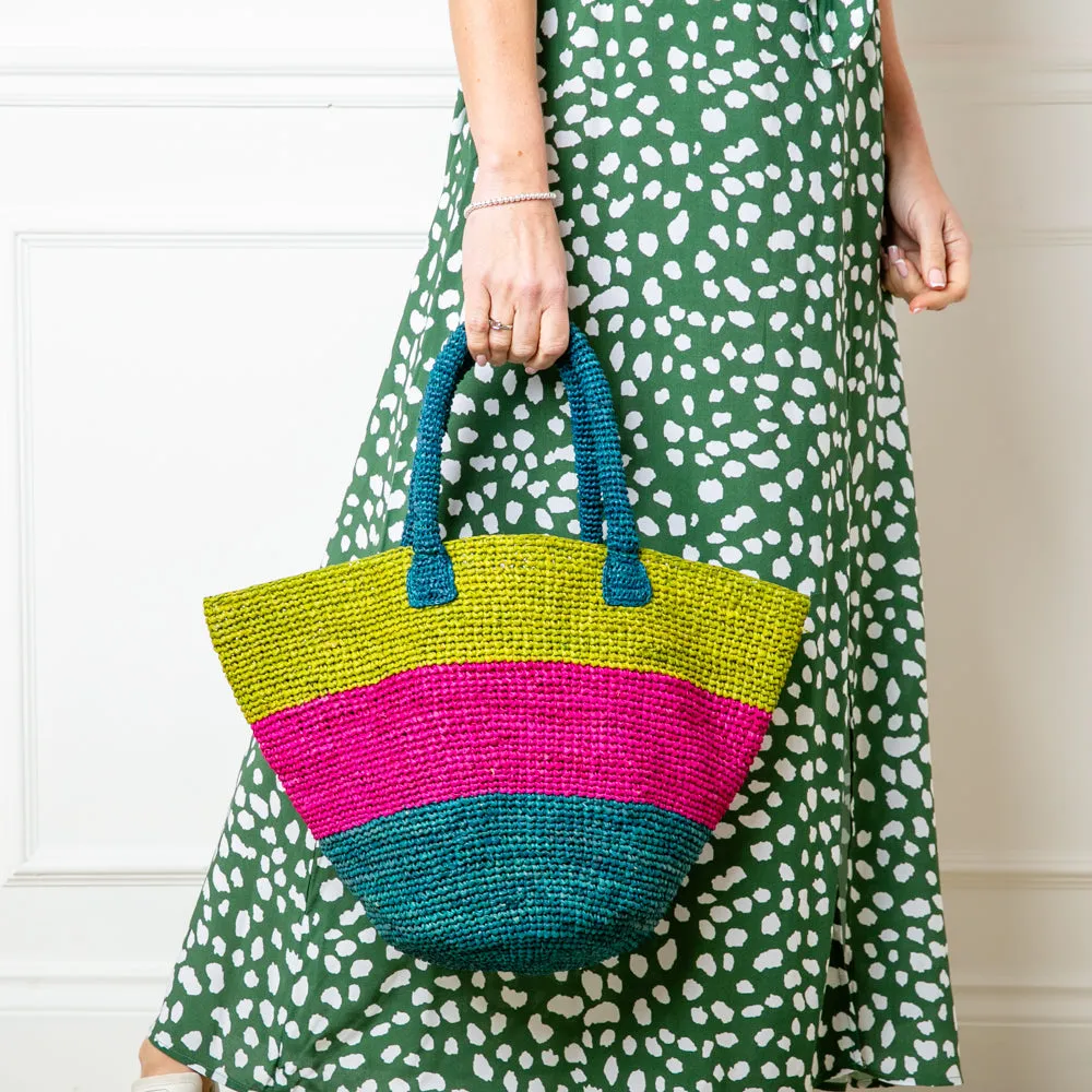 Raffia Bucket Bag