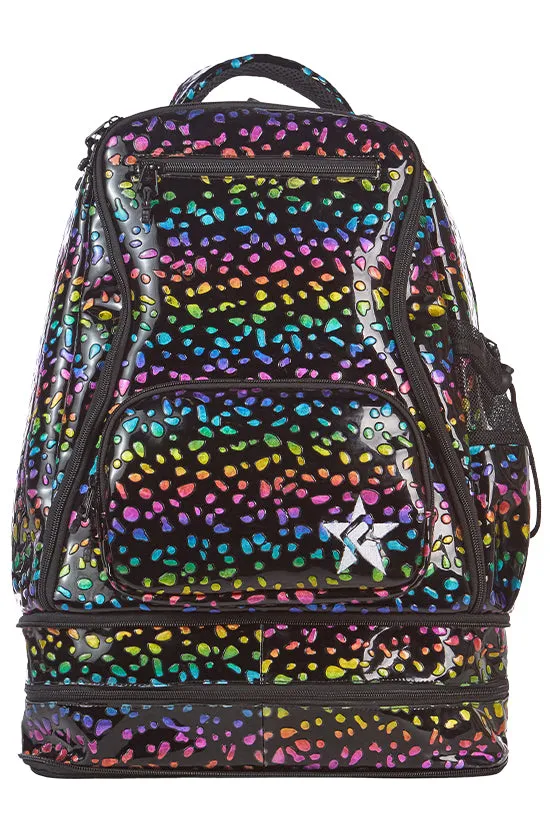 Rainbow Jungle Dream Bag Plus in Black with Black Zipper