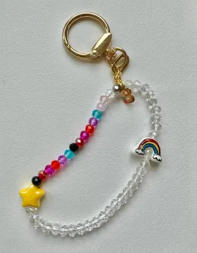 RAINBOW ROAD PHONE STRAP KEYRING