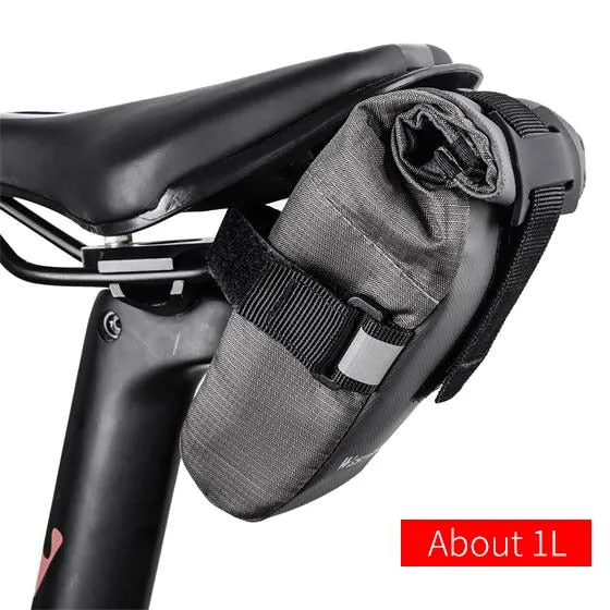 Rainproof Bicycle Bag 3D Shell Reflective Seatpost Saddle Bag Shockproof MTB Road Bike Bag Cycling Accessories