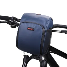 Rhinowalk TF920 Bicycle Handlebar Bag Multi-Function Big Capacity Bicycle Front Bag(Bue)