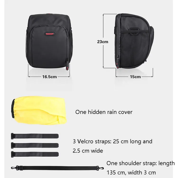 Rhinowalk TF920 Bicycle Handlebar Bag Multi-Function Big Capacity Bicycle Front Bag(Bue)