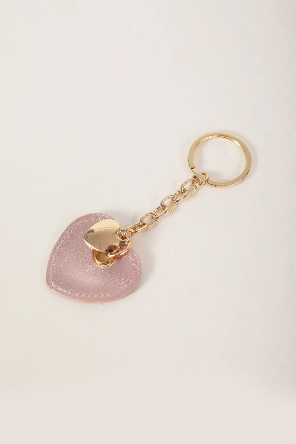 Rose Gold Metallic Purse & Key Ring Gift Set