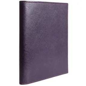 Saffiano Passport Sleeve Bordeaux