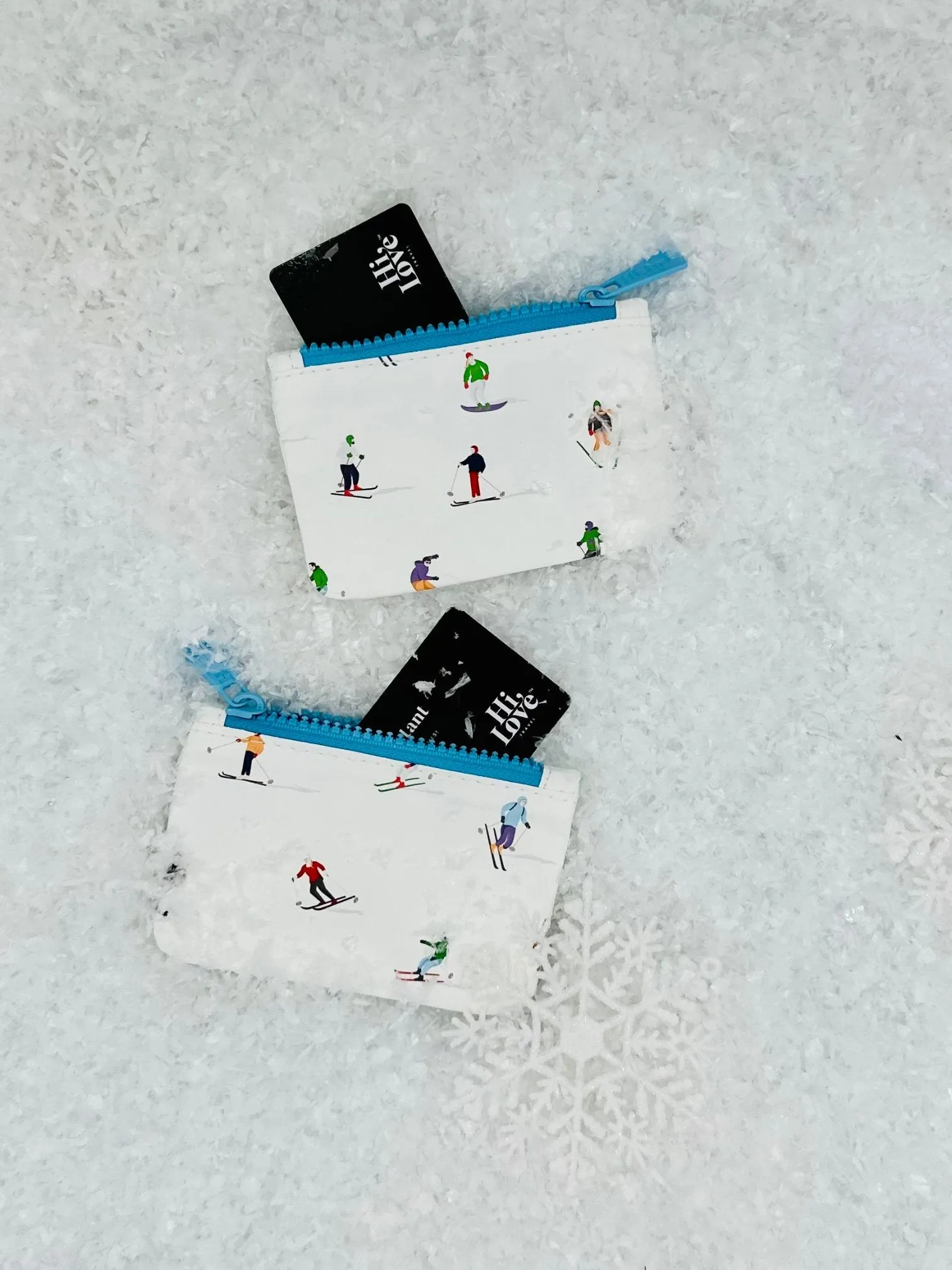 Set of Two Gift Card Holder Packs - Bluebird Ski Day