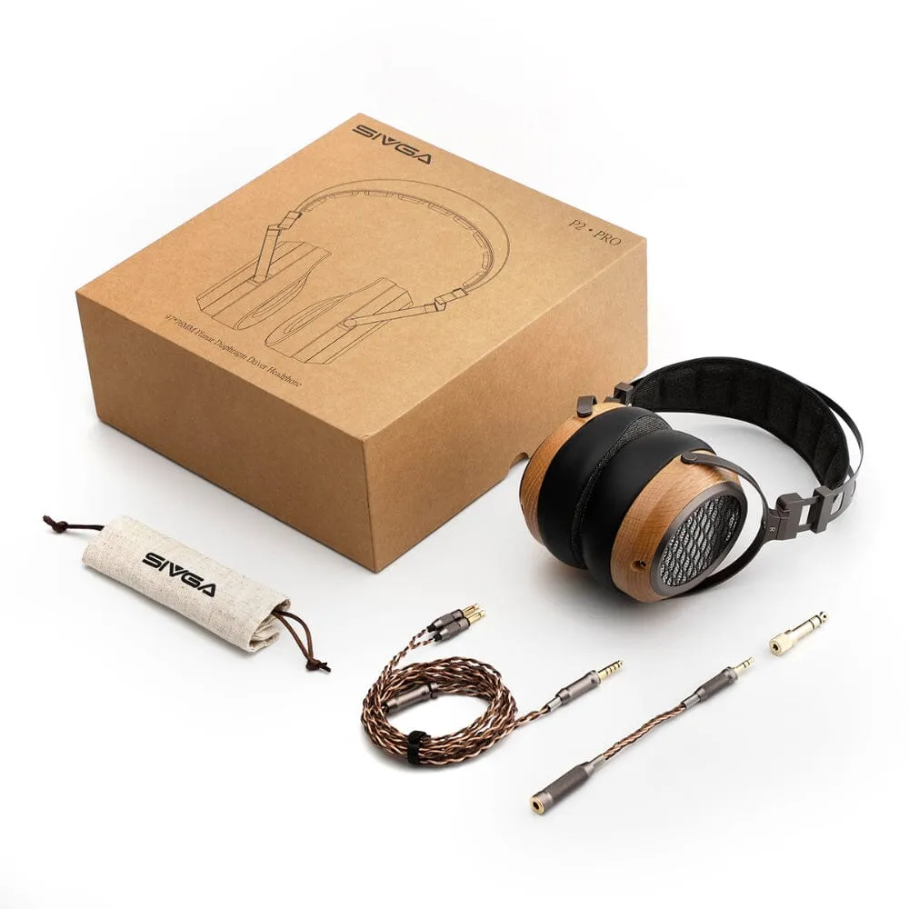 SIVGA P2 PRO Planar Diaphragm Driver Wood Headphone