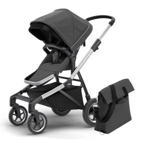 Sleek City Stroller - Shadow Grey   Free Changing Bag - Shadow Grey