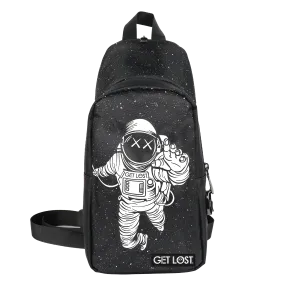 Smell-Proof Premium Convertible Shoulder Bag ( GET LOST ASTRONAUT)