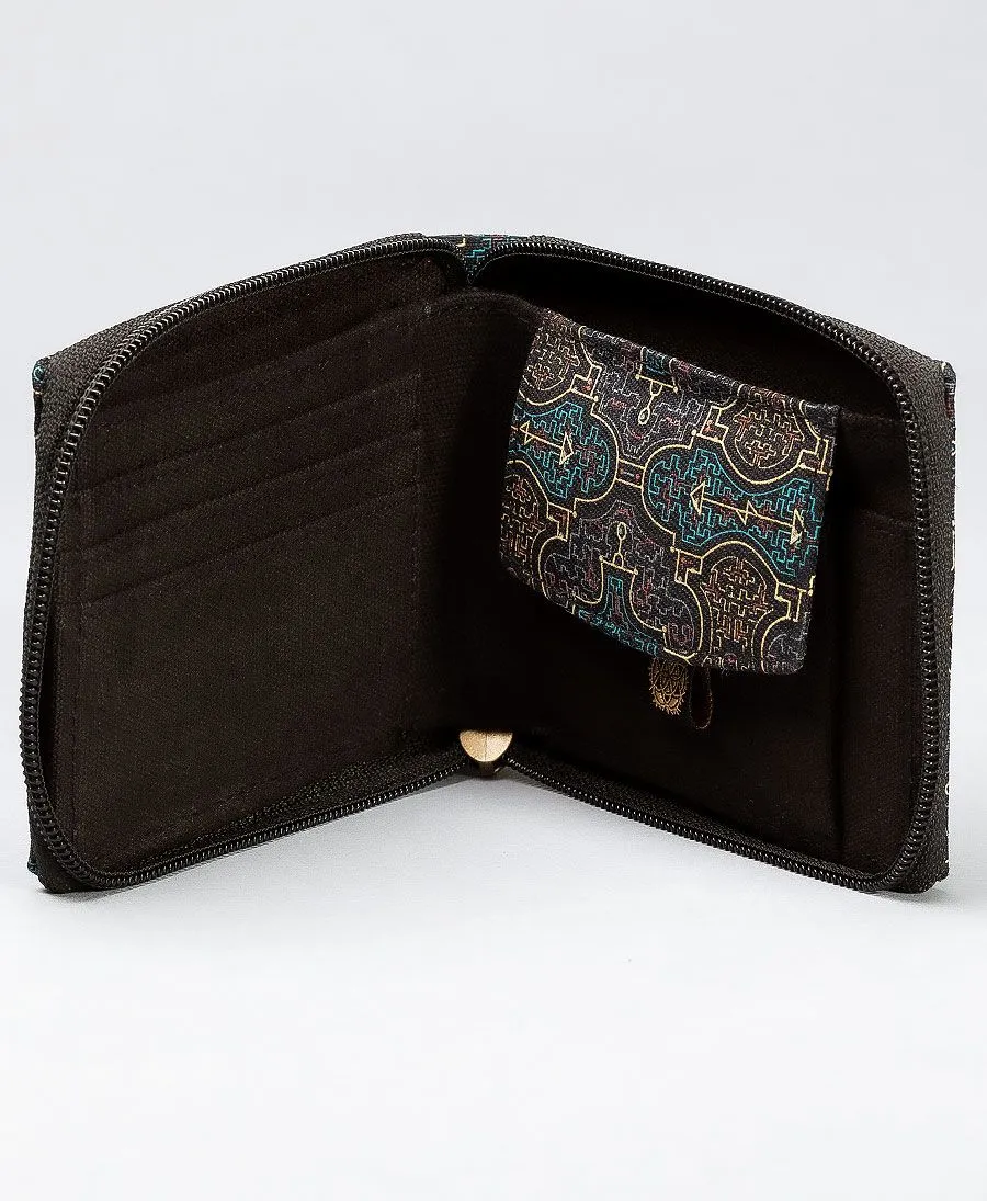 SOL Seed of Life - "Shipibo" Zip Wallet