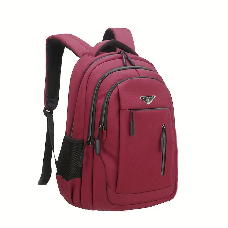 Spacious Laptop Backpack with Spine Protection and Multilayer Design